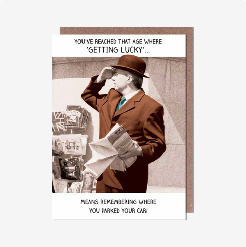 Remembering Parked Car Birthday Card