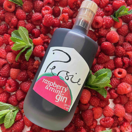 Raspberry & Mint Gin Liqueur