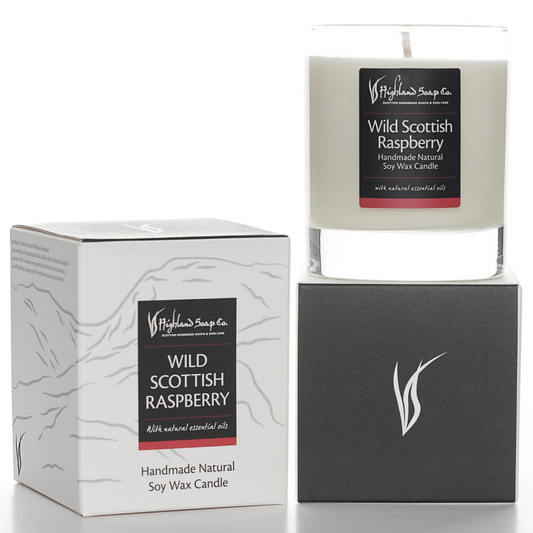 Wild Scottish Raspberry Soya Wax Candle