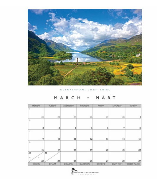 Road to the Isles 2026 Calendar