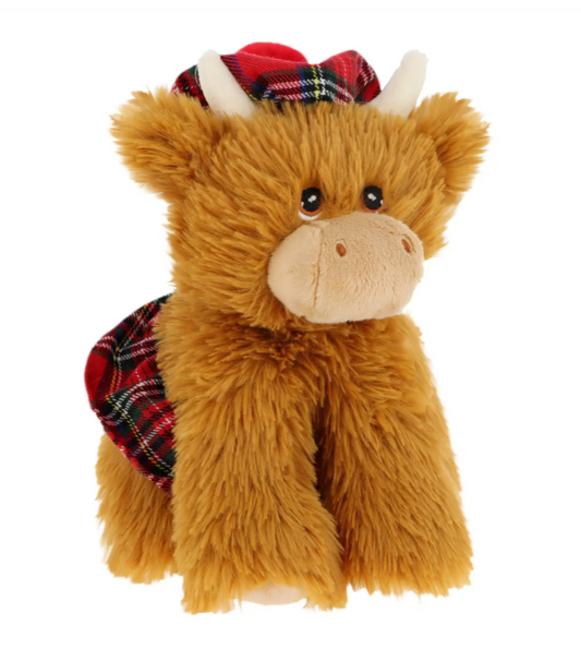 Highland Cow with Kilt & Tammy