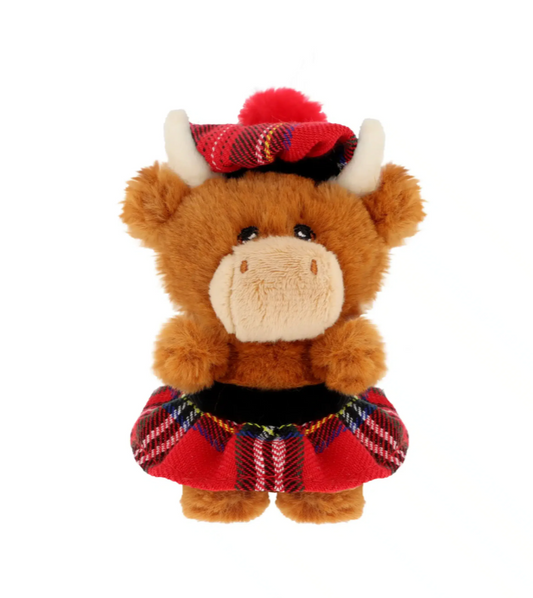 Highland Cow with Kilt & Tammy