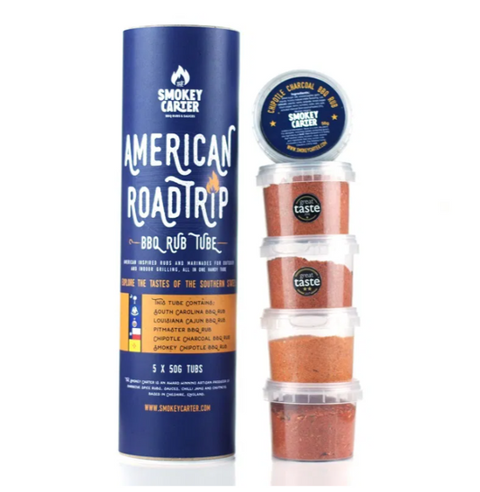 American Road Trip BBQ Rub Gift Tube