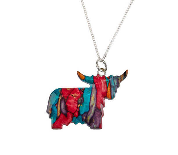 Highland Coo Necklace