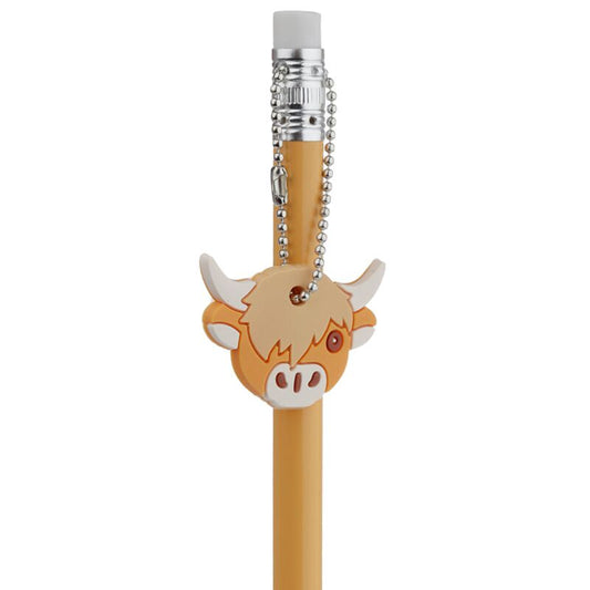 Highland Coo Set of 2 Charm Pencils
