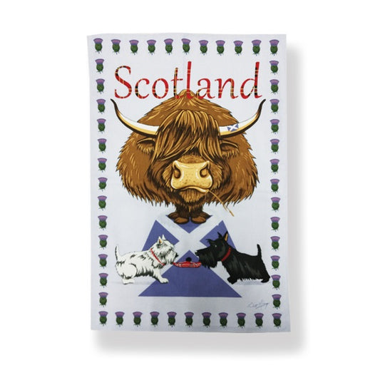 Scotland Tea Towel