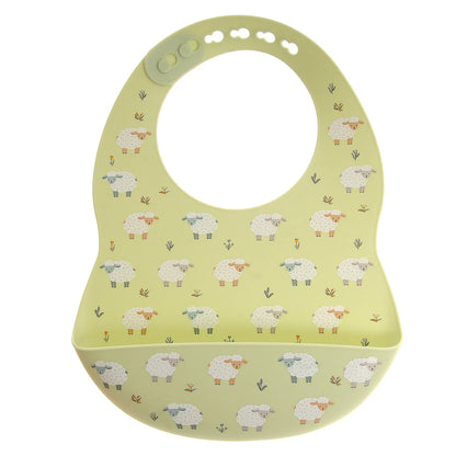 Sheep Silicone Catch it Bib