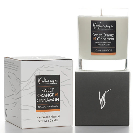 Sweet Orange & Cinnamon Soya Wax Candle