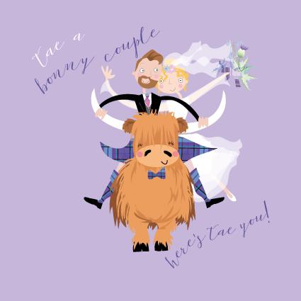 Wedding Cow Card