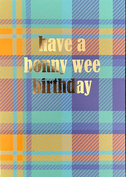 Braw Birthday Card