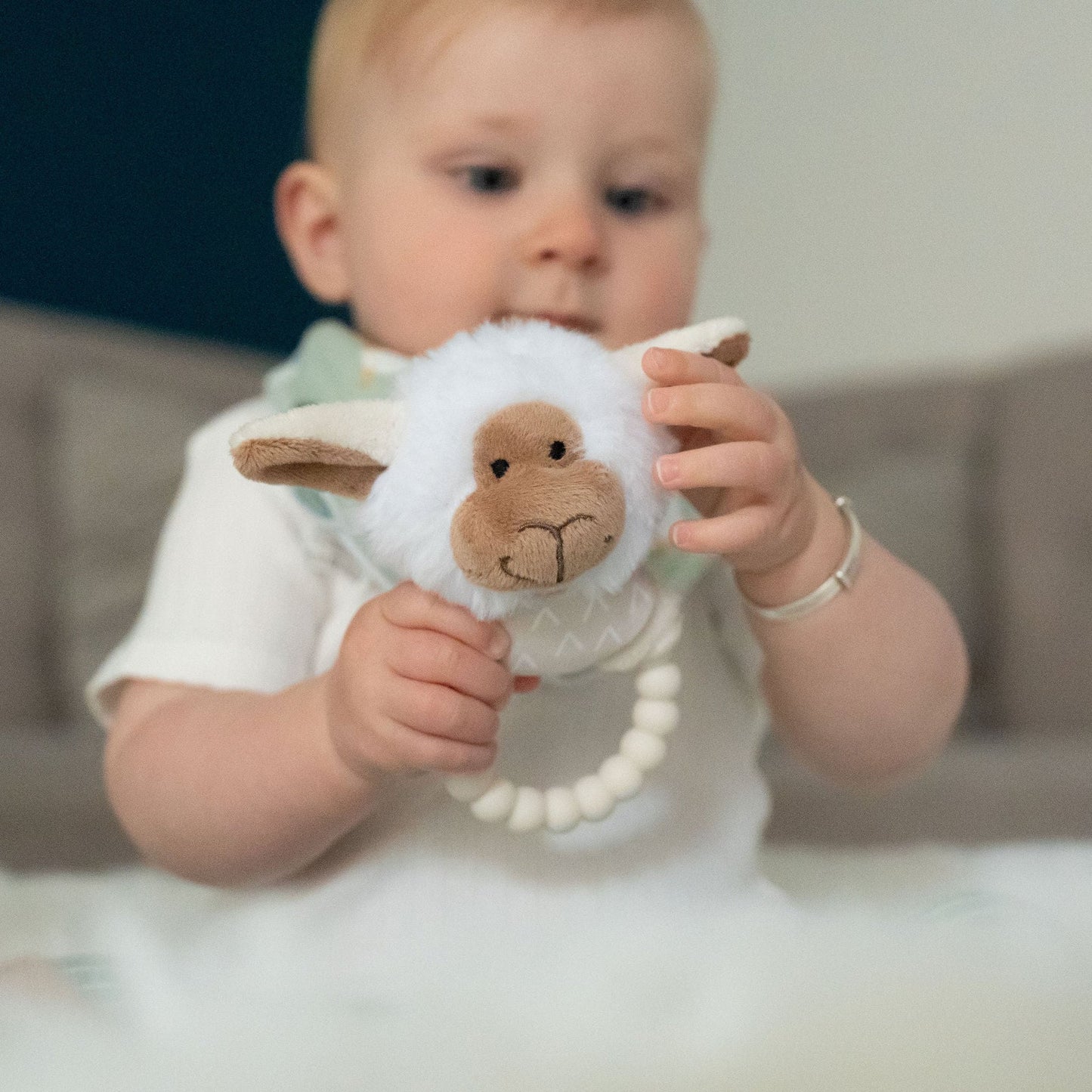 Sheep Plush Rattle