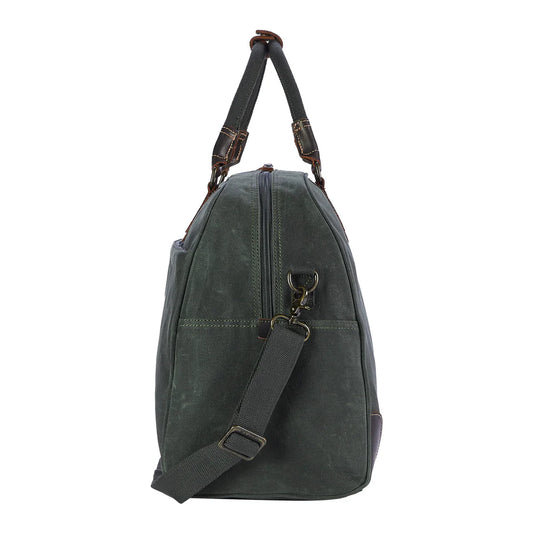Holdall - Large - Dark Green Wax