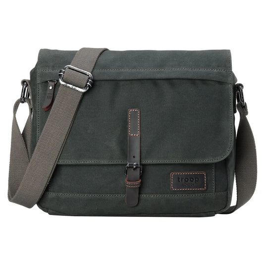 Heritage Messenger Bag - Dark Green Wax