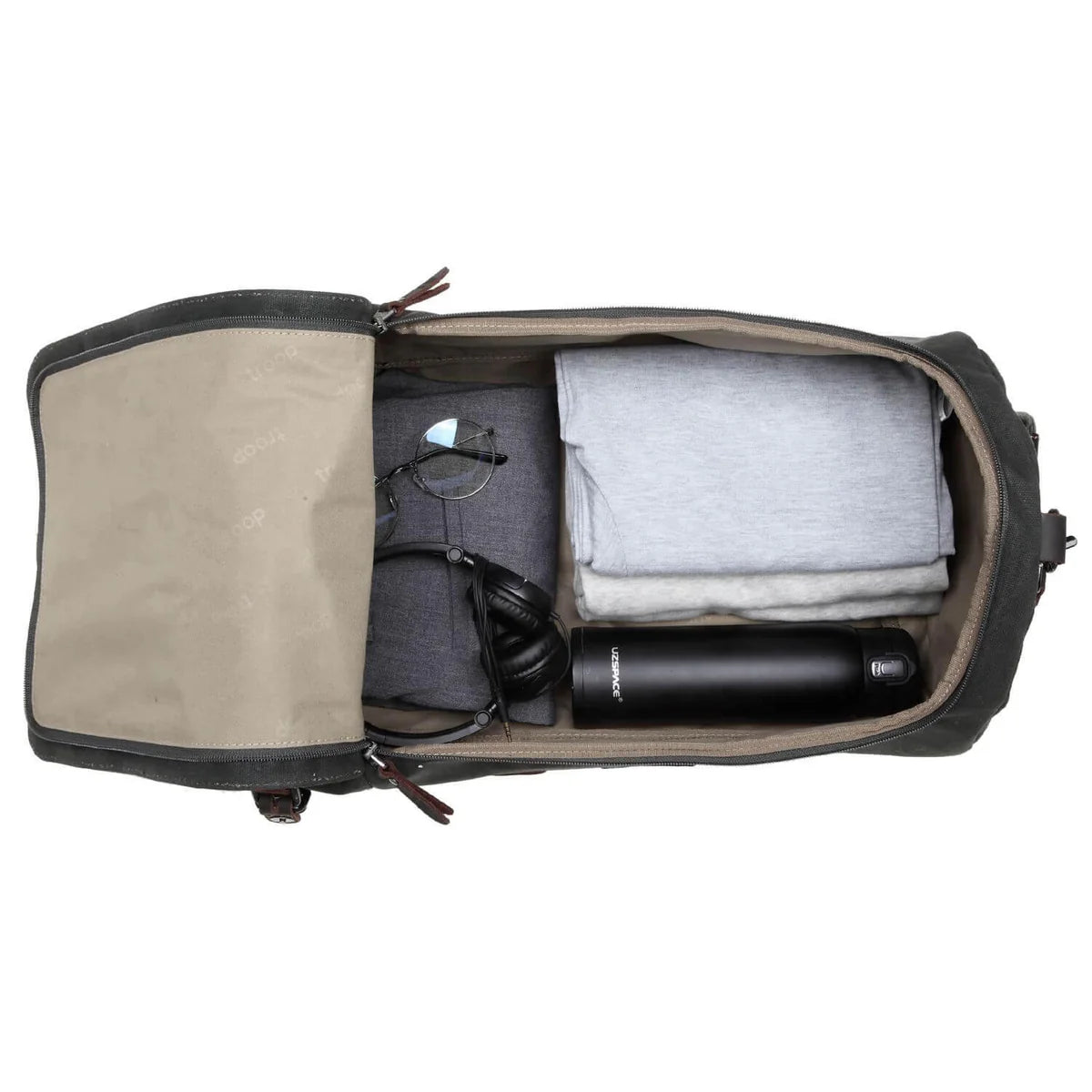 Heritage Duffel Backpack - Dark Green