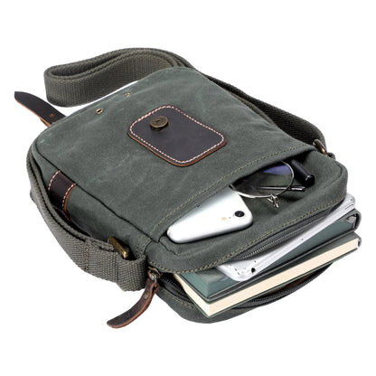 Heritage Across body Bag - Small - Dark Green