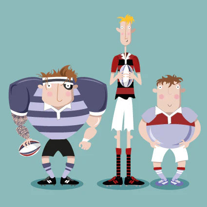Rugby Players Card