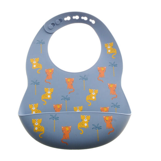 Tigers & Leopards Silicone Catch it Bib