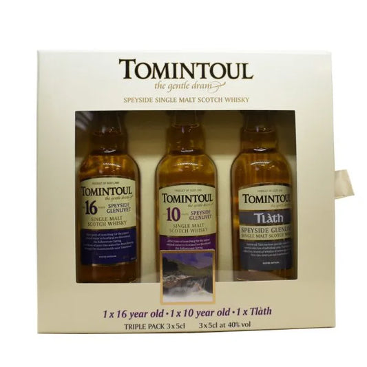 Tomintoul 5cl Triple Pack