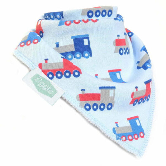 Trains Dribble Bib