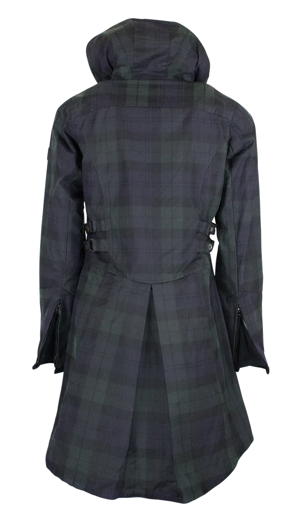 Wax Tartan Hooded Katrina - Blackwatch