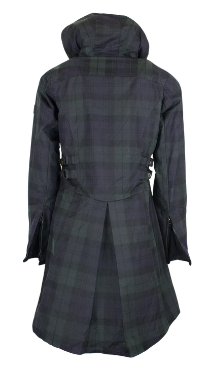 Wax Tartan Hooded Katrina - Blackwatch