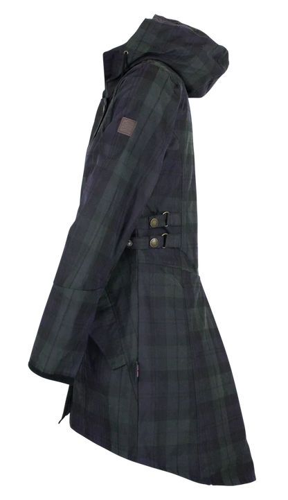 Wax Tartan Hooded Katrina - Blackwatch