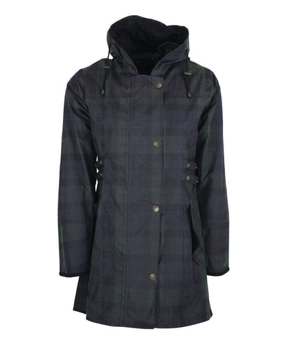 Wax Tartan Hooded Katrina - Blackwatch