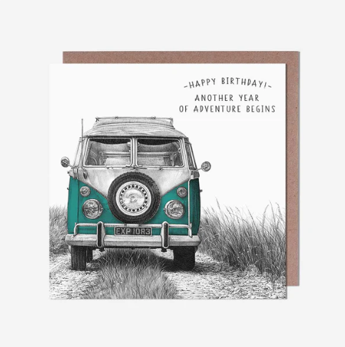 Camper Van Birthday Card