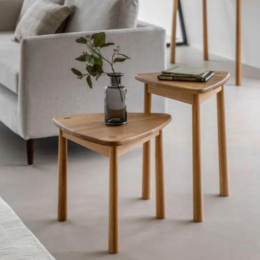 Findhorn Nest of 2 Oak Tables