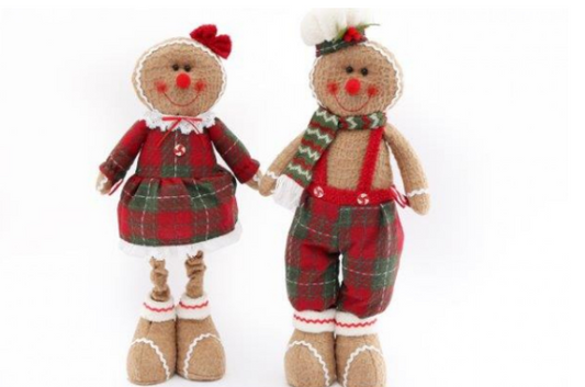 Gingerbread Man/ Woman Ornament - Large