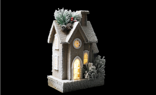 20x31cm Led Xmas House Deco