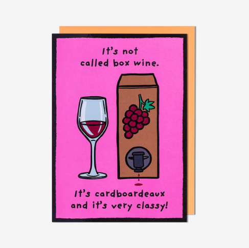 Classy Box Of Wine General Card
