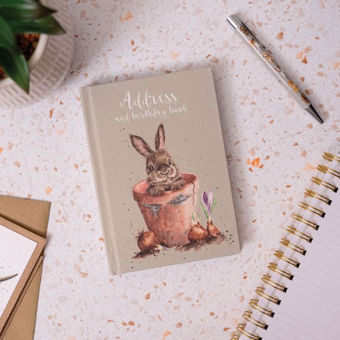 'Flower Pot' Rabbit Address Book