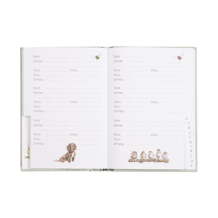 'Flower Pot' Rabbit Address Book