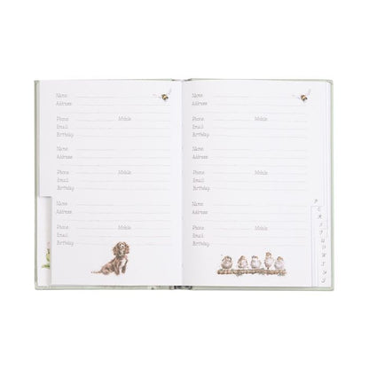 'Flower Pot' Rabbit Address Book