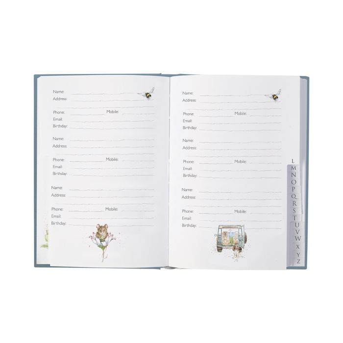'Highlander' Highland Cow Address Book