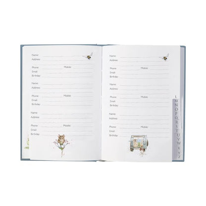 'Highlander' Highland Cow Address Book