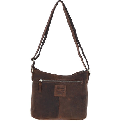 Esquire Vintage Leather Handbag Mud/brown: Gloucester