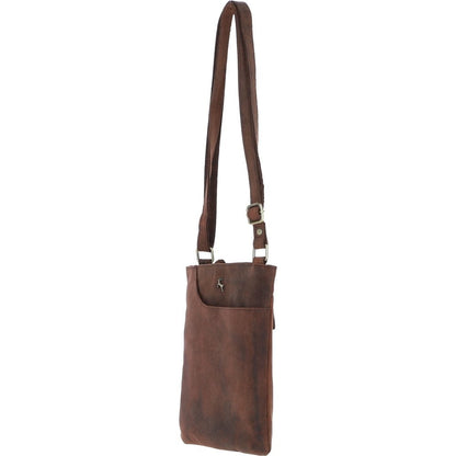 Leather Crossbody Bag Mud/brown
