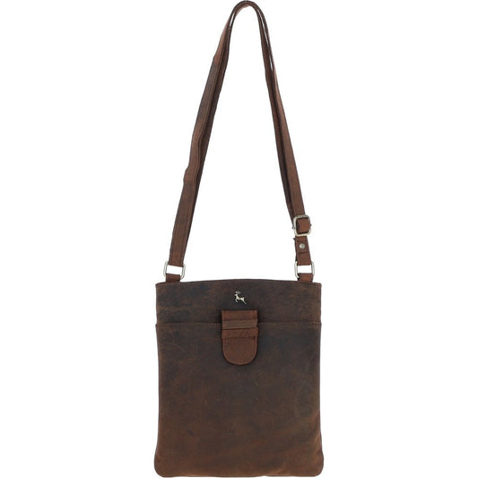 Ashwood Tab Crossbody Bag Mud/brown