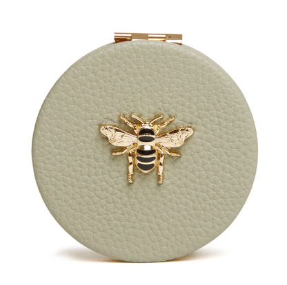 Round Mirror Compact - Pistachio