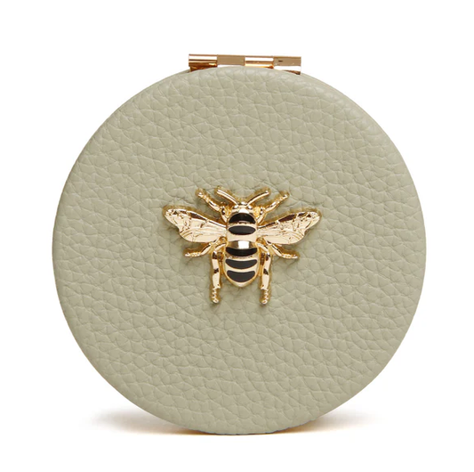 Round Mirror Compact - Pistachio