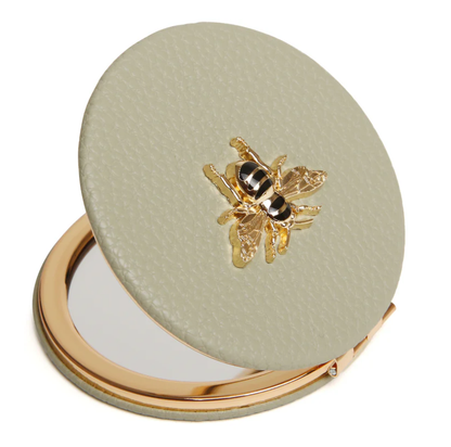 Round Mirror Compact - Pistachio