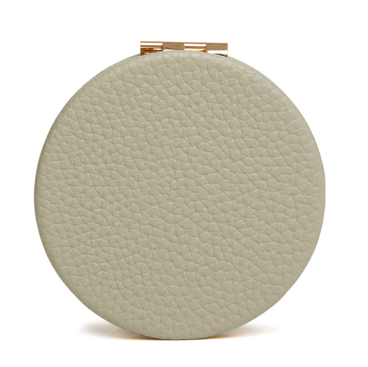 Round Mirror Compact - Pistachio