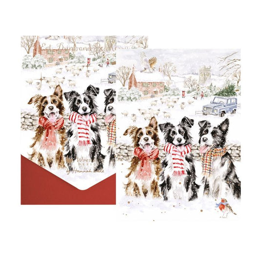 'While Shepherds Watched' Dog Christmas Card Pack