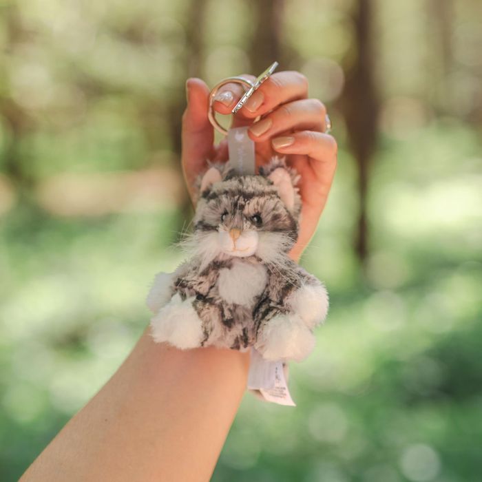 'Esmeralda' Cat Plush Keyring