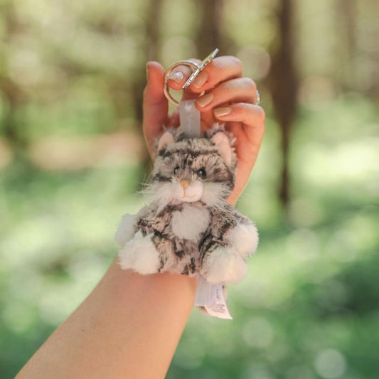 'Esmeralda' Cat Plush Keyring