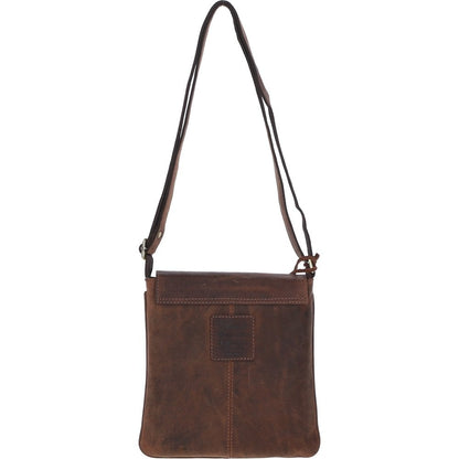 Classic Leather Crossbody Bag Mud/brown