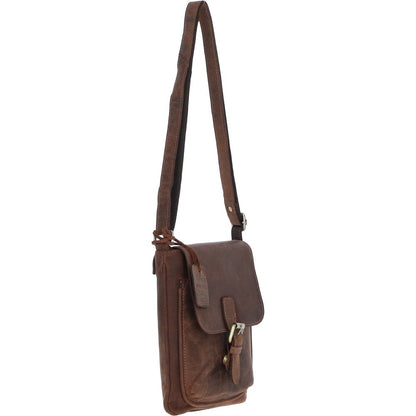 Classic Leather Crossbody Bag Mud/brown