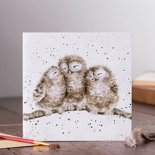 'Owl Together' Owl Card